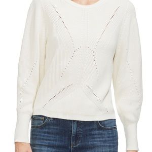 Vince Camuto lace up back sweaters size M